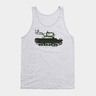 T-26 model 1939 Winter. Tank Top